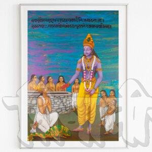 'LORD KRISHNA'
Acrylic on canvas
by Shivani Attri
61×91 cm/ 24×36 inch