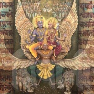Garuda with Laxmi Narayan